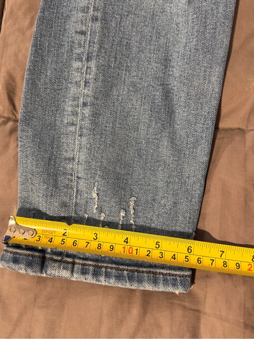 Women’s vintage Distressed Light Blue Denim Jeans